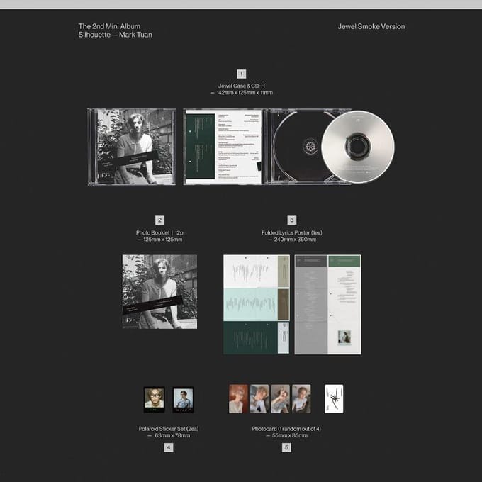 Mark Tuan - Silhouet (Juweel ver.) Smoke Jewel ver. gray