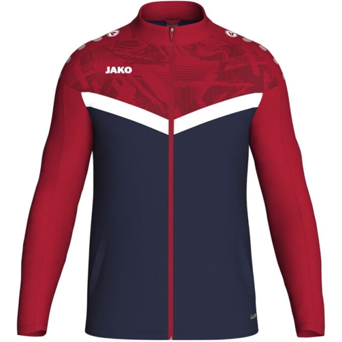 Jako Iconic Polyestervest Heren - Marine / Chilirood | Maat: S