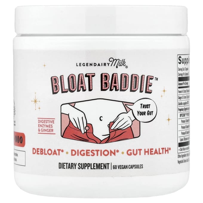 Legendairy Milk, Bloat Baddie™, 60 Capsules Végétales