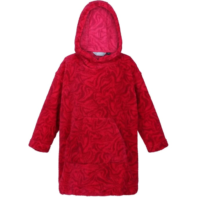Regatta Cosy Poncho Rood 5-9 Years Meisje