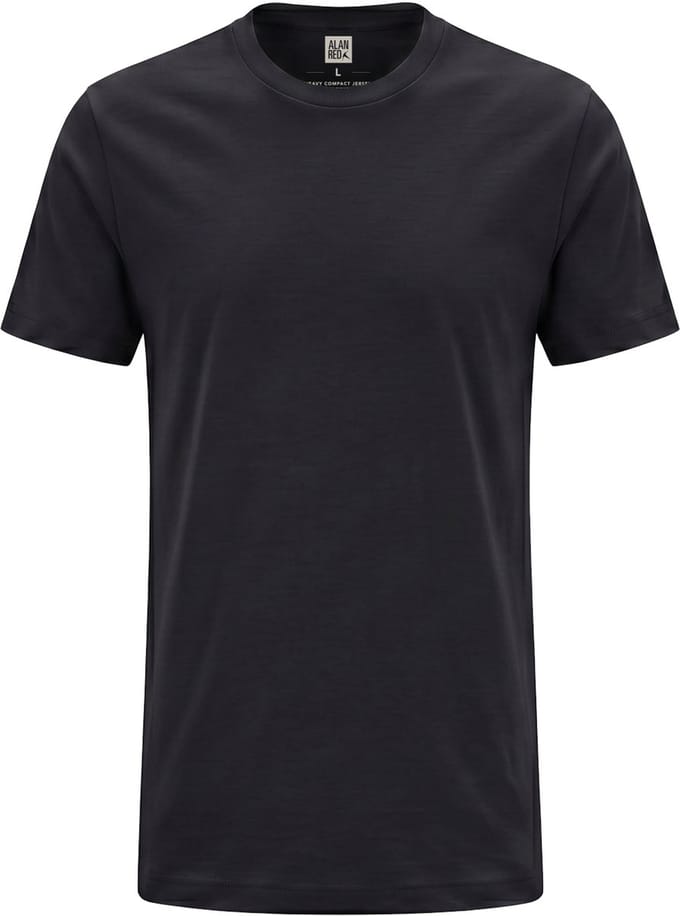 Alan Red Venice T-Shirt Heavy Jersey Zwart - Maat S - Heren - Basic T-shirt