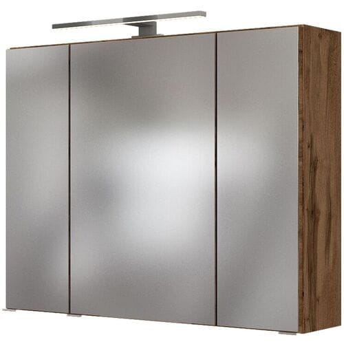 HELD Badkamer spiegelkast (wotan eik, 80 cm)