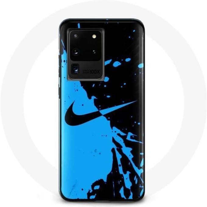 Coque pour Samsung Galaxy S20 Ultra Nike Logo Bleu et Noir