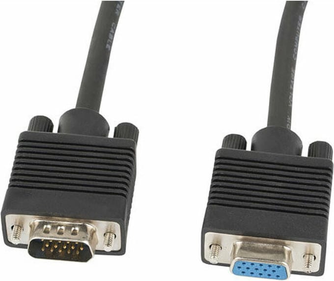 Lanberg - VGA extension cable - HD-15 (VGA) to HD-15 (VGA) - 1.8 m