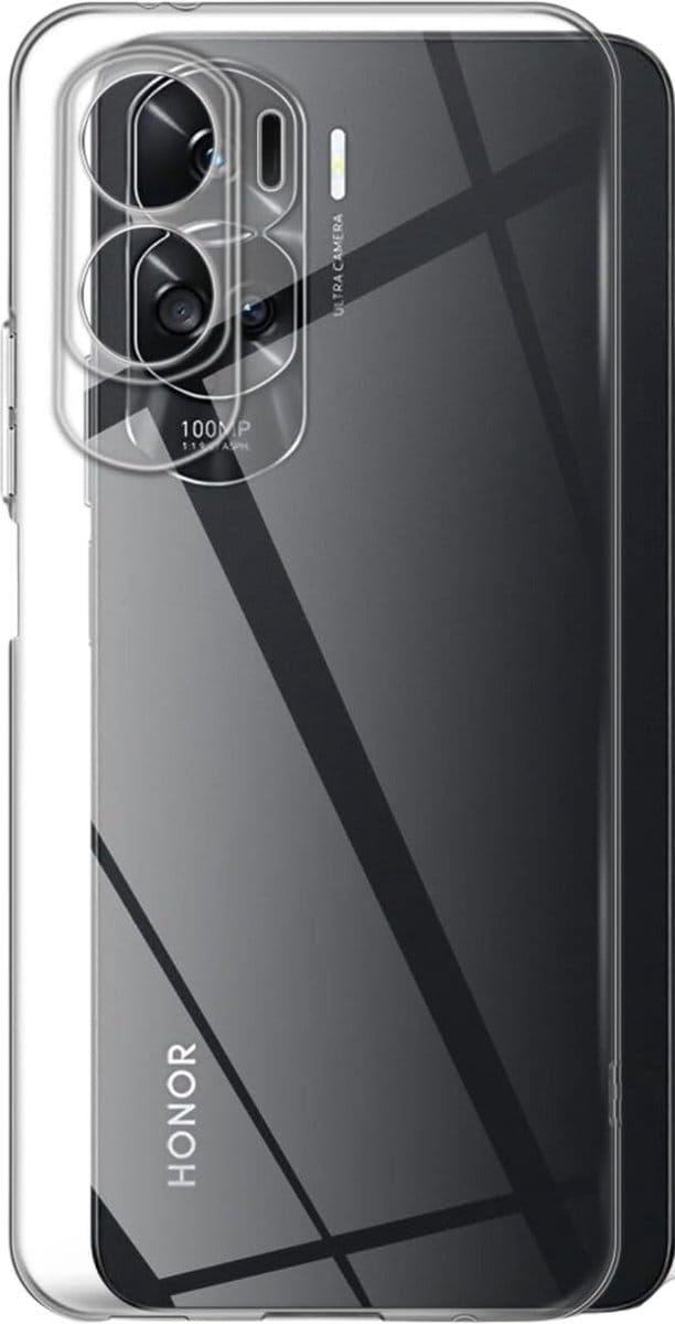 Hoesje voor Honor 90 lite backcover Shockproof siliconen Transparant