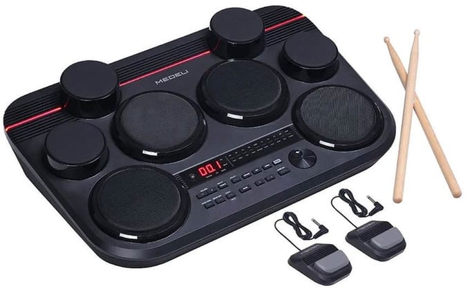 Medeli DD325 drumcomputer met 8 drum pads