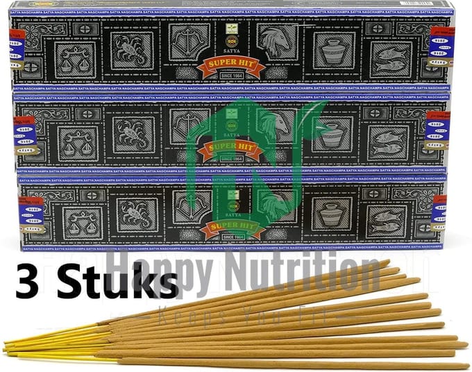 3x Wierook Nag Champa; Super hit| 3 stuks super hit