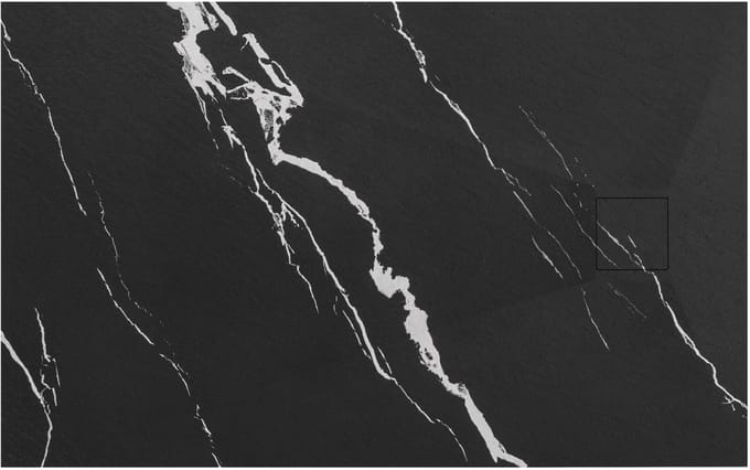Rea Magnum Douchebak Zwart 100x80cm