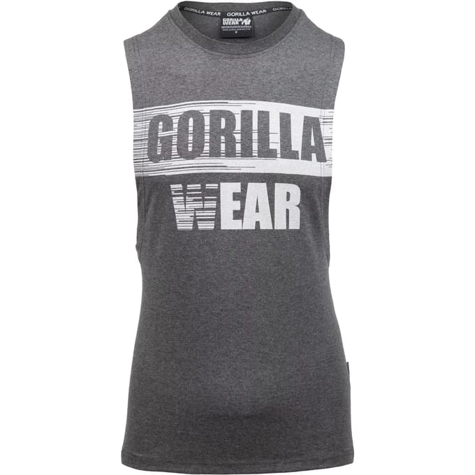 Gorilla Wear Lopez Drop Armhole Tank Top - Donkergrijs - S