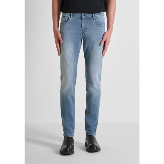 jeans man blauw denim