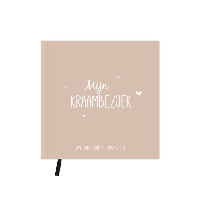 Kraambezoekboek - zand - Fien & Feau