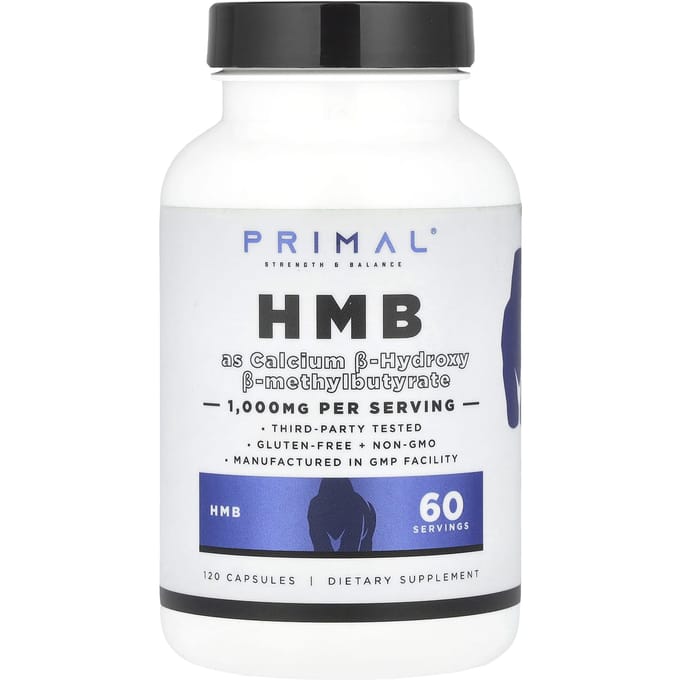 PrePrimal, HMB, 1.000mg, 120 capsules (500mg per capsule)