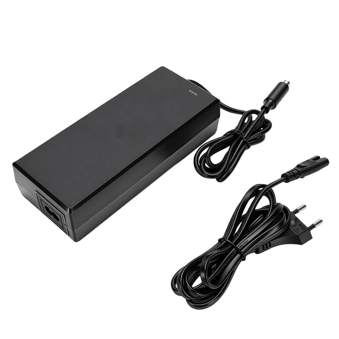 Chargeur 2A pour Trottinette Électrique Kukirin G2Pro Adaptateur d'Alimentation Chargeur de Batterie Remplacement gray