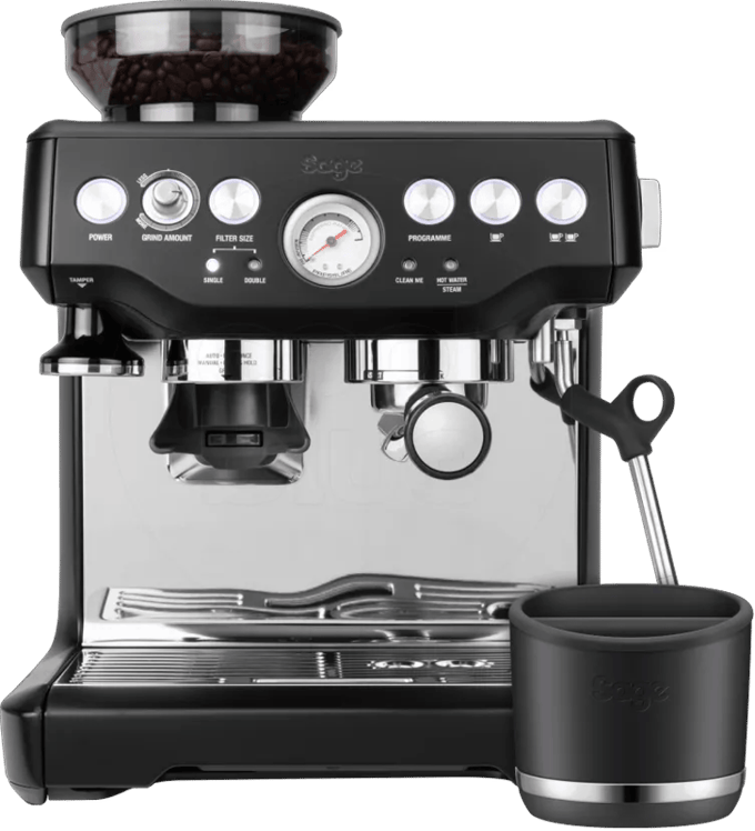 Sage Barista Express Black Truffle + uitklopbak