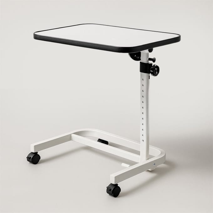 Aidapt Bedtafel met wielen - Wit