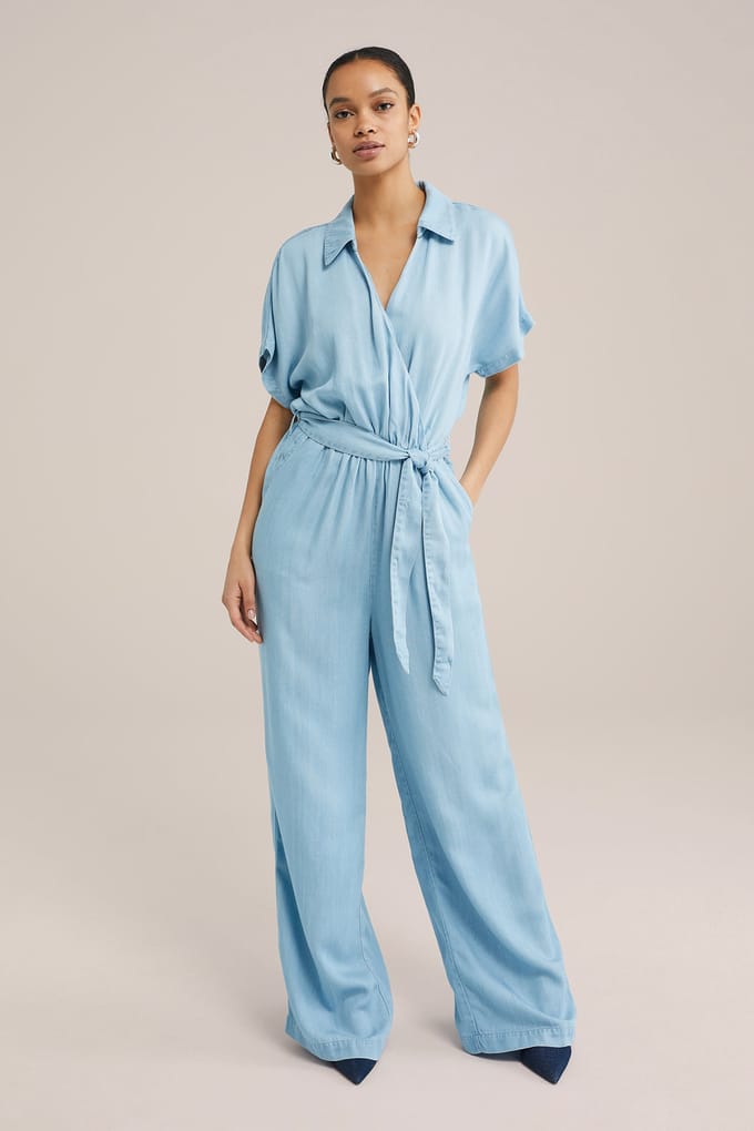 WE Fashion Jumpsuit Light Blue Taglia: L | Tute Outlet | Donna | Blu