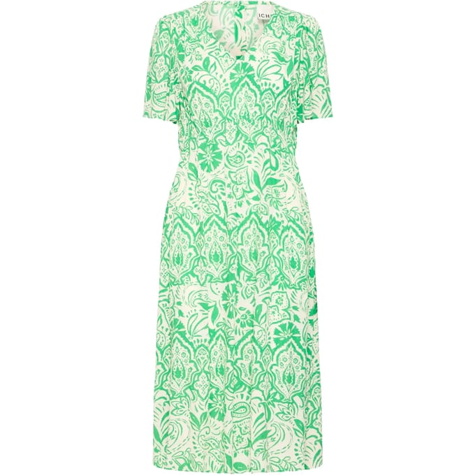ICHI - IHMARRAKECH AOP DR25 - Dames - Midi jurken