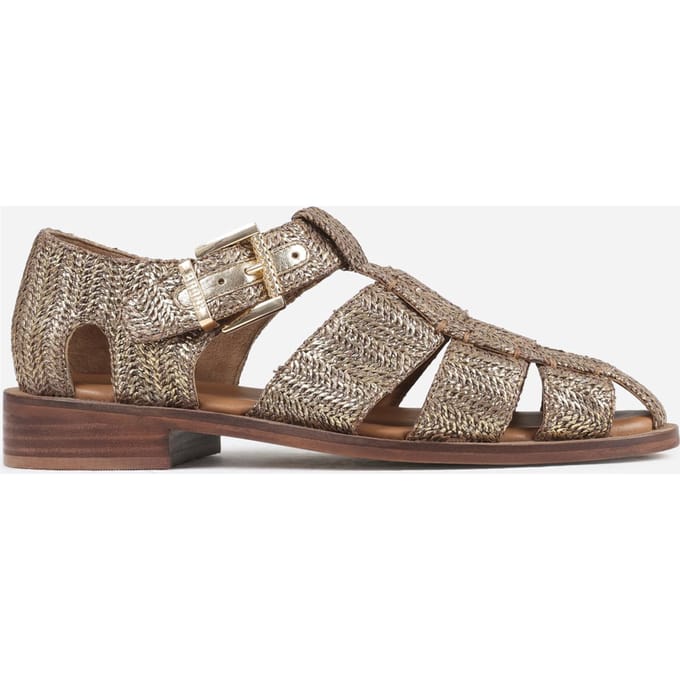 BRONX - maat 41 - Next wagon Dames Sandalen - Goud