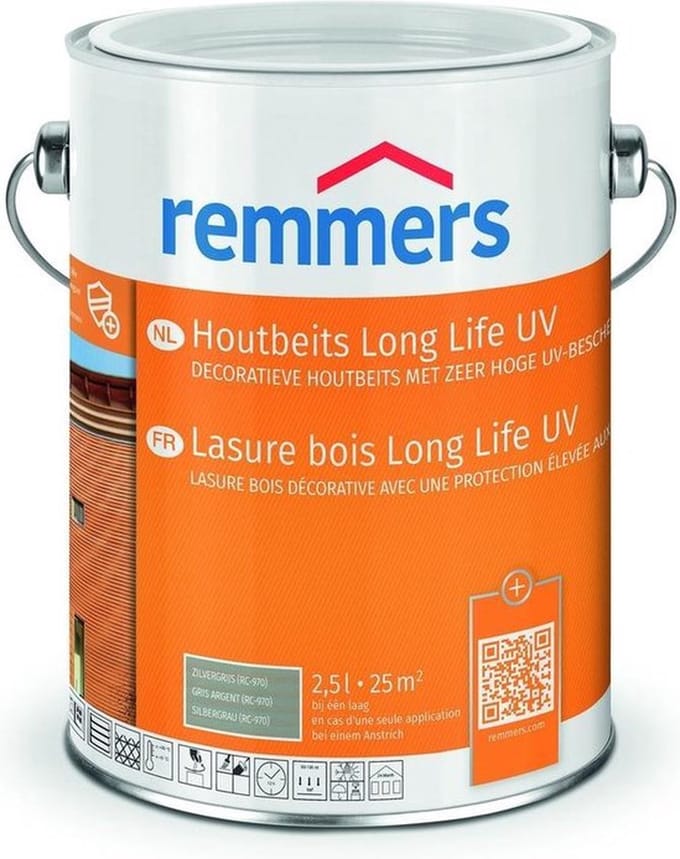Remmers - Glazuur UV+ 5 l, Wit