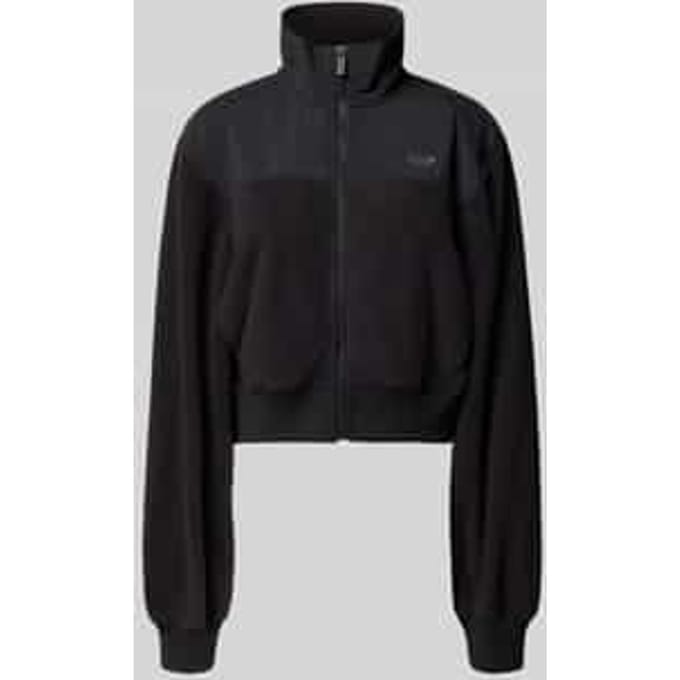 Regular fit sweatjack van fleece