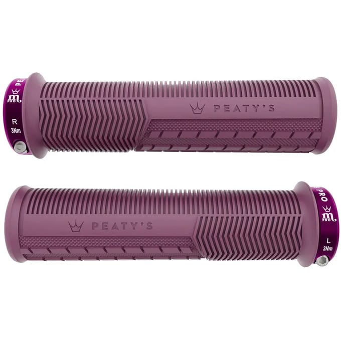 Peaty´s Monarch Pro Grip Mushroom Thick Handvatten Paars 130 mm