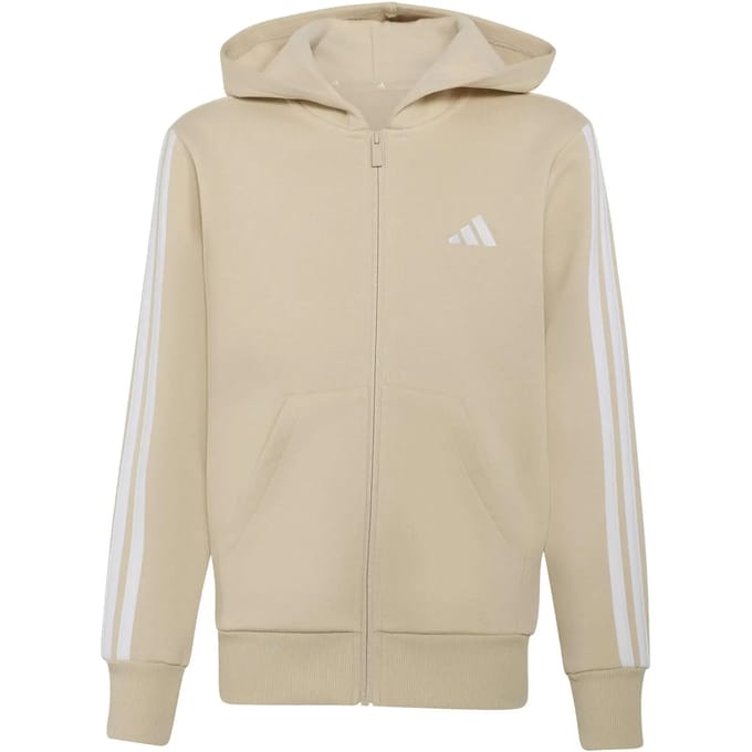 Adidas Essentials Sweatshirt Met Rits Beige 15-16 Years Kinderen