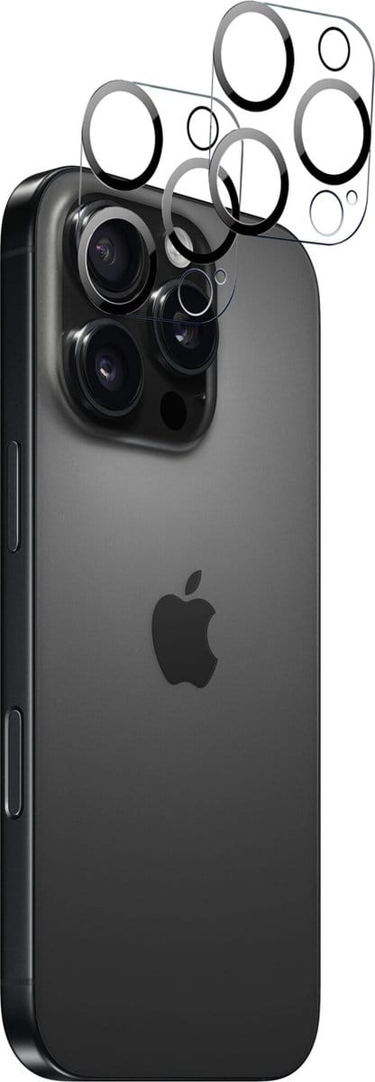 Screenprotector Geschikt voor iPhone 16 Pro Max Camera Lens protector Glas - Camera Protector Gehard Glas – 2 stuks