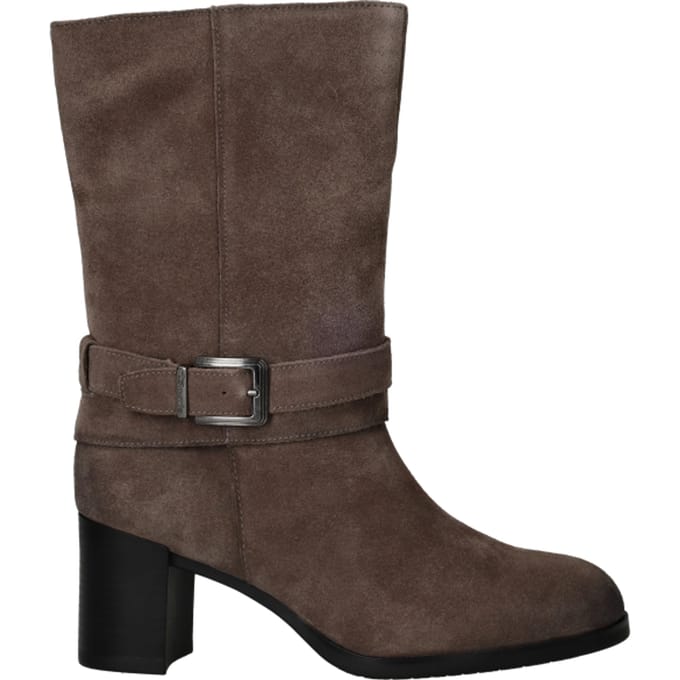 Tamaris - Enkellaarsjes Hak Taupe 41