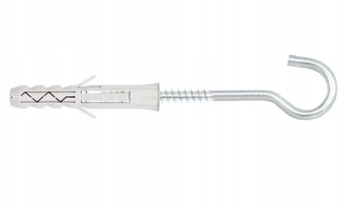 Wkręt-met - Pluggen - Halfvolle Haak - 10x50mm - 5 stuks