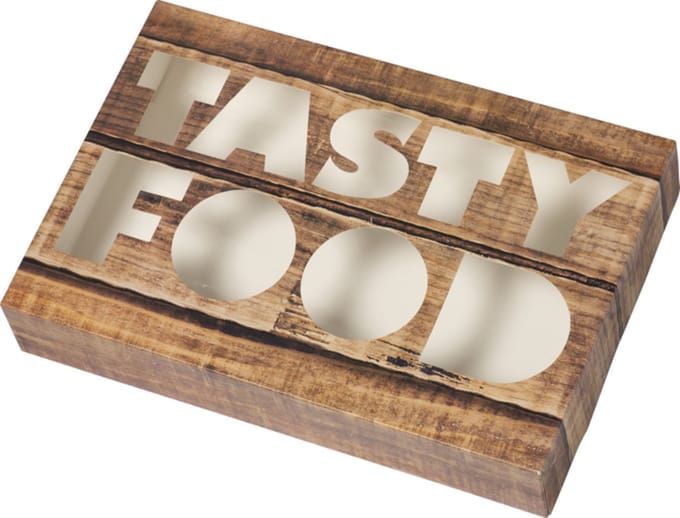 Cateringdoos Tastyfood karton - 45cm - bruin 50 stuks