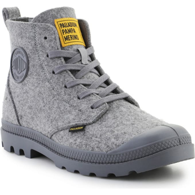 Laarzen Palladium Pampa Hi Merino Grey