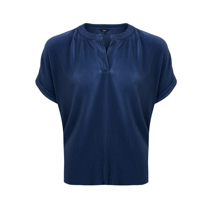 Vrouwelijke plissé T-shirt Mexx