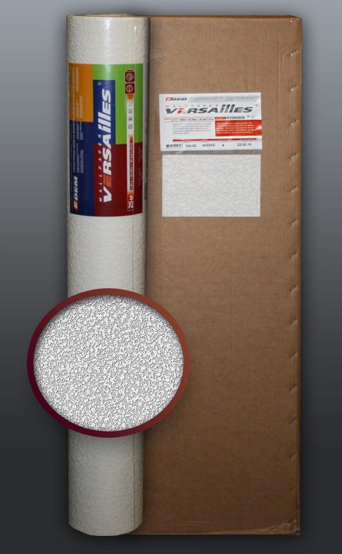 Structuur behang vliesbehang overschilderbaar EDEM 80304BR60 reliëfbehang wit 4 rol 106 m2