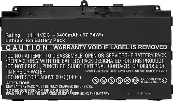 CoreParts MBXFU-BA0043 laptop reserve-onderdeel Batterij/Accu