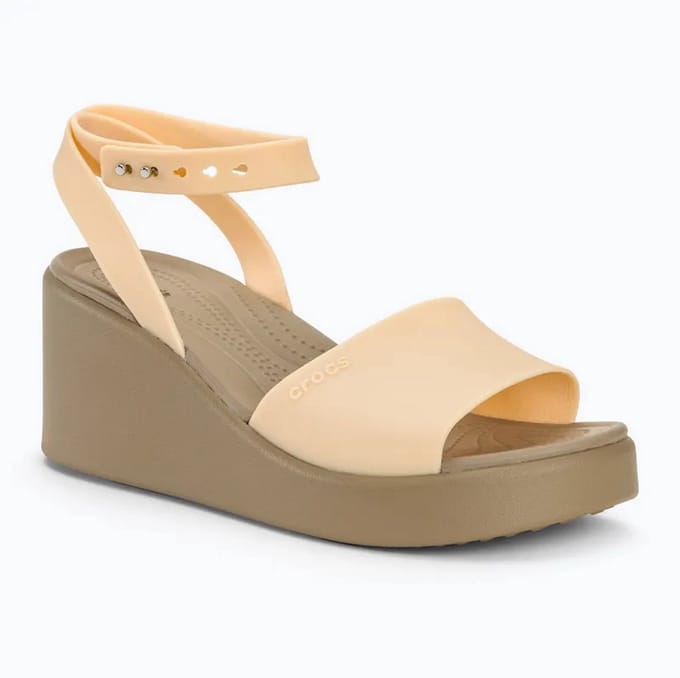 Crocs Brooklyn Serie - Sandalen met Hak - LiteRide Comfort - Elegante Stijl - Shitake