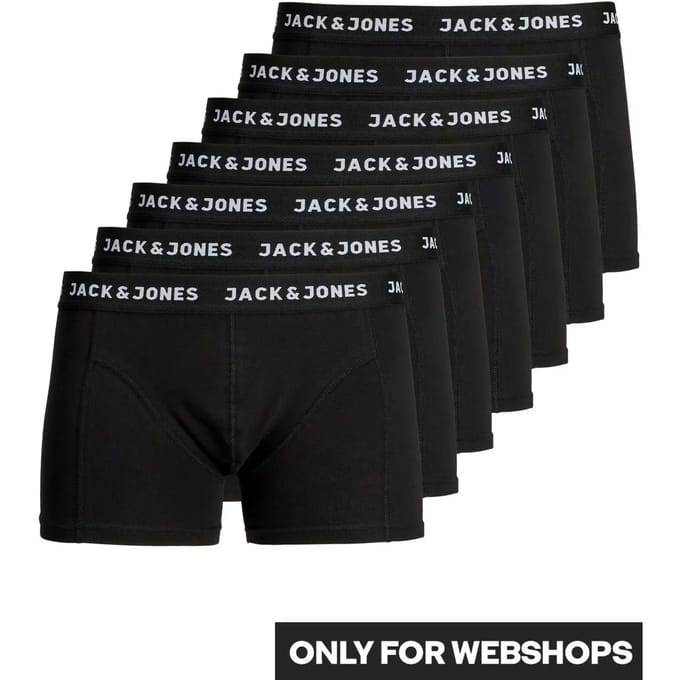 JACK & JONES- JACHUEY TRUNKS 7 PACK NOOS - Heren - Trunks