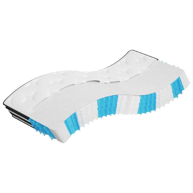 vidaXL - Pocketveringmatras - middelhard - 70x200 - cm