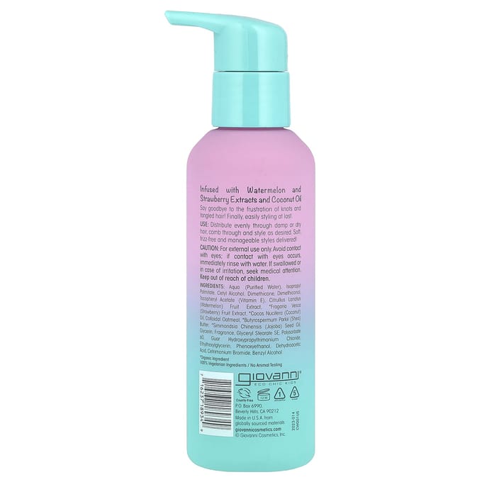 Giovanni Cosmetics - Eco Chic Kids Leave-In Conditioning & Styling Elixir - 133ml