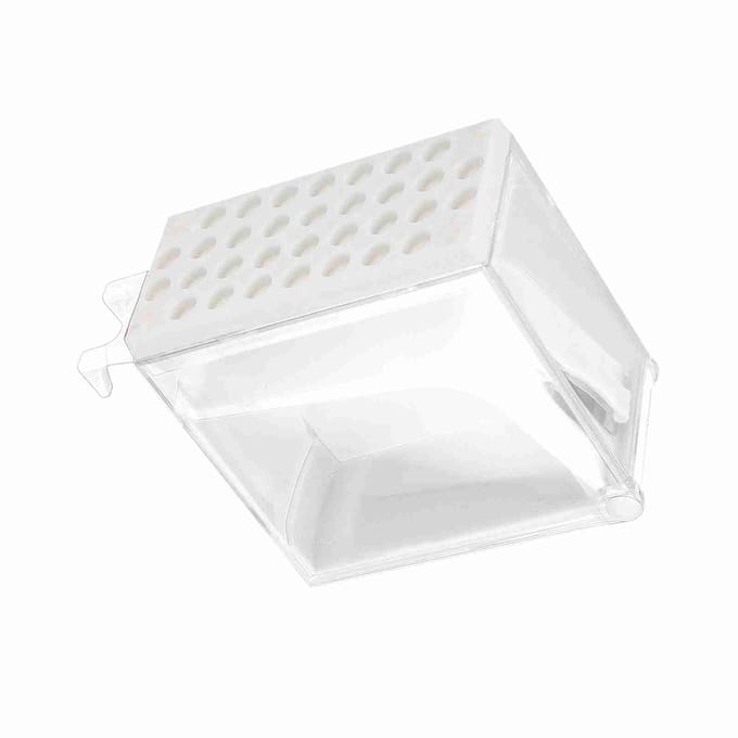 Distributeur de Rouleaux de Coton Dentaire Dentiste Diviseur Support Type Pression Blanc white