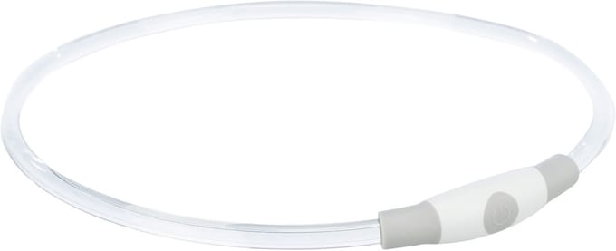 Trixie - Halsband - USB - Flash Light - Lichtgevend - Oplaadbaar - TPU - Multi - 40X0.8 cm