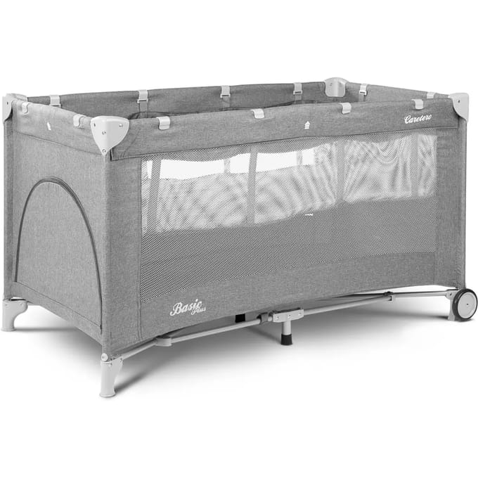 Caretero - Campingbedje Basic Plus Gray