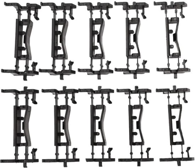 Allecto - Daklijst Drip Rail Clip - 10 Stuks - Vervangingsclip voor