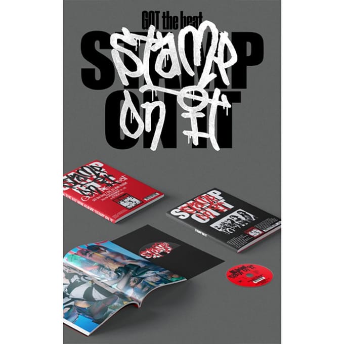 GOT the beat Stamp On It / Het 1e Mini Album Random Ver,No poster red