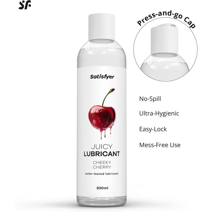 Satisfyer glijmiddel 300 ml | Glijmiddel op waterbasis | Glijmiddel met smaak