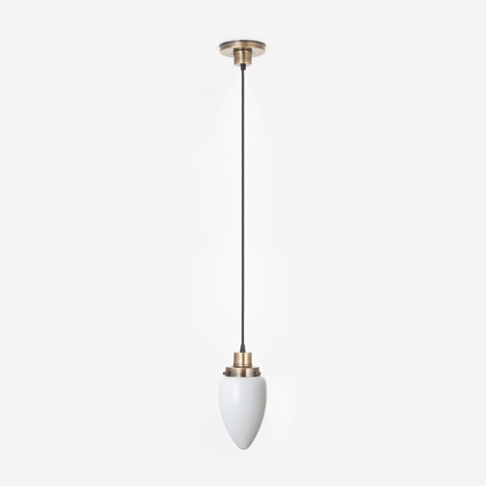 Hanglamp aan snoer Menhir Small 20's Brons - Art Deco Trade