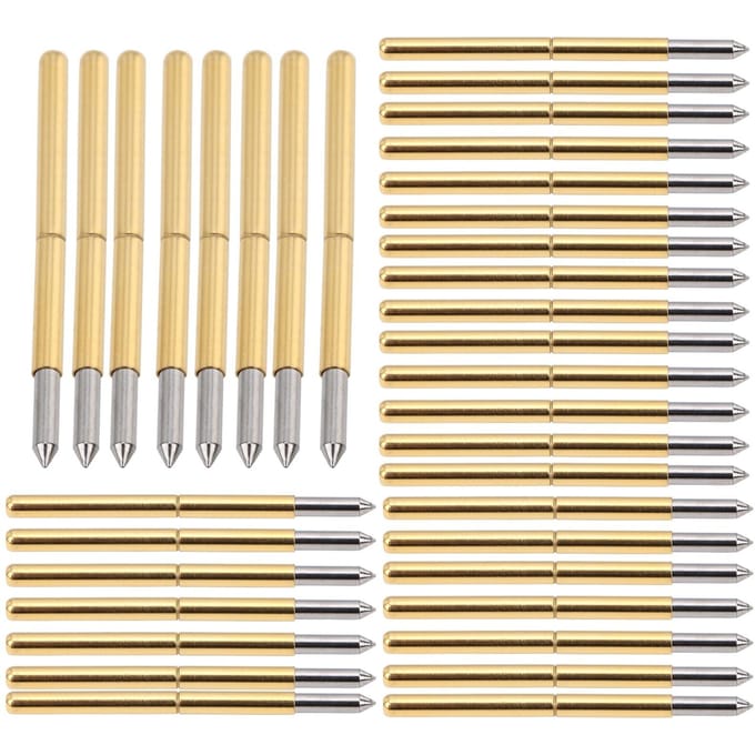 100 stuks P125?B Testprobe 2.0mm Veer Test Detectie Probe Pinnen Messing Pogo Pinnen white