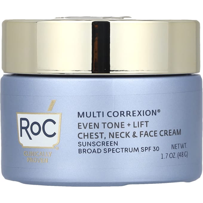 Multi Correxion®, Teint Uniforme + Raffermissement, Crème pour le Décolleté, le Cou et le Visage, FPS 30, 1,7 oz (48 grammes)