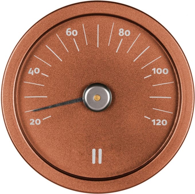 Rento Aluminium Thermometer - Koper/bruin
