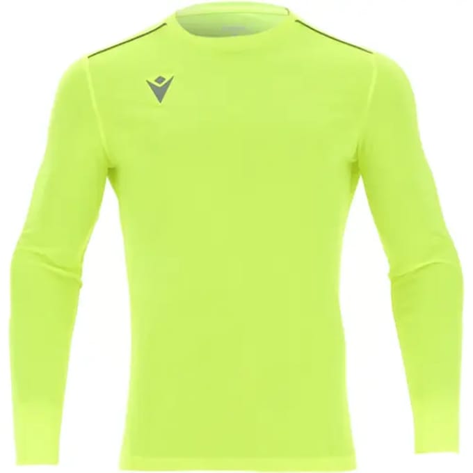 Macron Rigel Hero Voetbalshirt Lange Mouw Kinderen - Fluogeel | Maat: 128