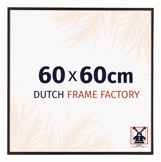 Fotolijst 60x60 cm - Kunststof - Antraciet - Easy